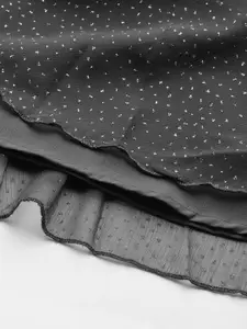 Ahalyaa Printed Tiered Chiffon Kurti