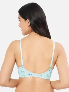 Amante Printed Padded Wirefree Smooth Elegance T-Shirt Bra - BRA92301