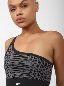 Reebok Printed Non-Padded Mod Safari Cotton Sports Bra