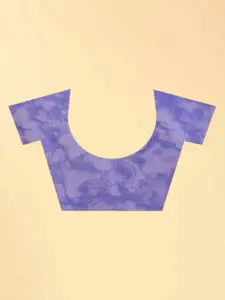 Silk Land Tie and Dye Chanderi Cotton Digital Print Saree