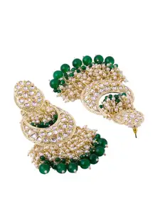 Yellow Chimes Gold-Plated Classic Chandbalis Earrings