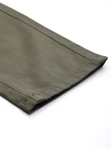 Arrow Sport Men Slim Fit Straight Leg Low-Rise Bronston Fit Chinos Trousers