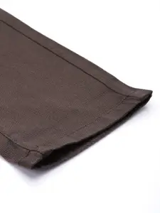 Arrow Sport Men Self Design Textured Slim Fit Low-Rise Chinos Trousers