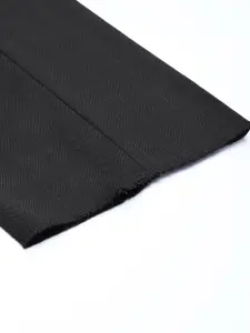 Arrow Men Mid-Rise Checked Tailored Trousers