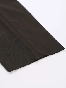 Arrow Men Textured Tailored Fit Trousers