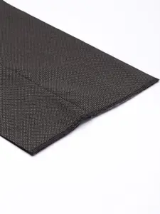 Arrow Men Self Design Textured Mid-Rise Tailored Fit Trousers