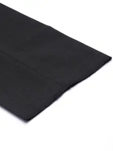 Arrow Men Hudson Mid-Rise Checked Tailored Fit Trousers