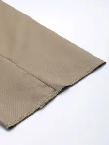 Arrow Men Self Design Textured Hudson Tailored Fit Formal Trousers