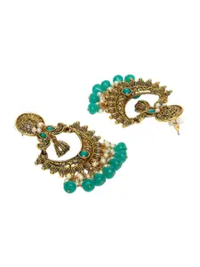 OOMPH Floral Chandbalis Earrings