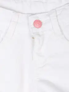 U.S. Polo Assn. Kids Girls Mid-Rise Denim Shorts