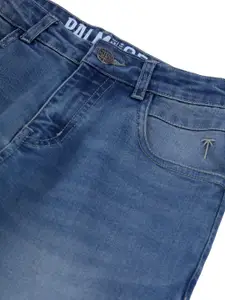 Palm Tree Boys Heavy Fade Mid Rise Clean Look Cotton Jeans
