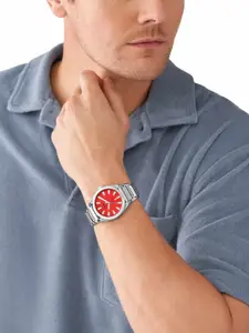 Fossil Men Patterned Everett Analogue Watch FS5984