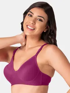 KOMLI Pack of 2 Non Padded Full Coverage T-Shirt Bra
