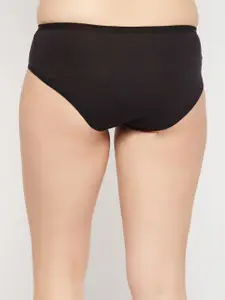 SECRETS BY ZEROKAATA Pack of 6 Assorted Printed Cotton Basic Briefs Panty For Women