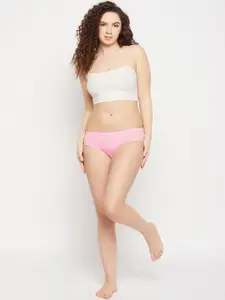 SECRETS BY ZEROKAATA Pack of 5 Assorted Printed Cotton Basic Briefs Panty For Women