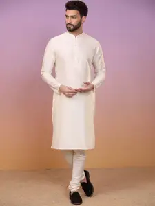 KISAH Men Kurta & Indowestern Sherwani with Churidar Set