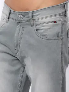 Cantabil Men Heavy Fade Stretchable Cotton Jeans