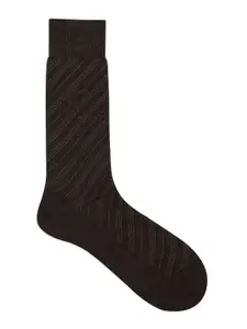 Socksxpress Men Pack Of 3 Patterned Wool Calf-Length Socks