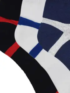 Socksxpress Men Pack Of 3 Patterned Above Knee-Length  Socks