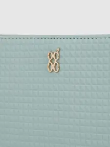 Baggit Women Geometric Textured Two Fold Wallet