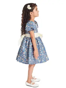 Peppermint Girls Floral Fit & Flare Dress