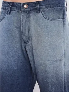 FUGAZEE Men Tie and Dye Bootcut Trousers Pure Cotton Trousers