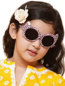 Carlton London Girls Cateye Sunglasses with UV Protected Lens CLSG212