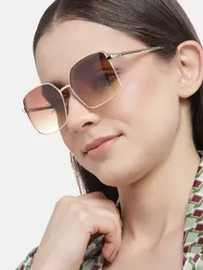 Carlton London Women Rectangle Sunglasses With UV Protected Lens CLSW224