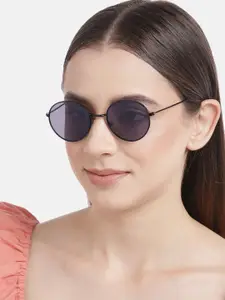 Carlton London Women Round Sunglasses With UV Protected Lens CLSW213