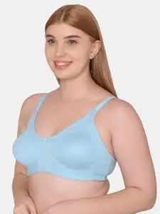 Tweens Non-Padded Non Wired All Day Comfort Seamless Cotton Minimizer Bra