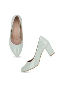 ICONICS Pointed Toe Work Block Pumps