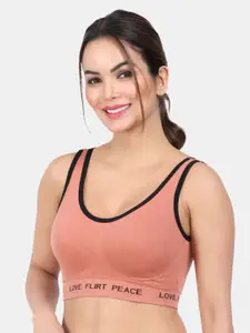 Amour Secret Removable Padding Full Coverage Non-Wired Seamless Anti Odour Sports Bra