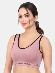 Amour Secret Non-Wired Full Coverage Lightly Removable Padding Anti Odour Sports Bra