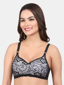 Amour Secret Self Design Non Padded Non-Wired Full Coverage Seamless T-shirt Bra