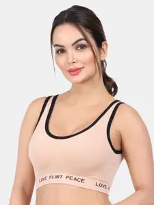 Amour Secret Non-Wired Full Coverage Lightly Removable Padding Anti Odour Sports Bra