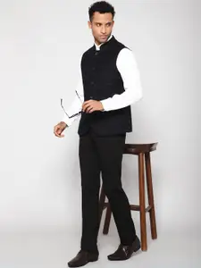 Cantabil Woven Design Nehru Jacket