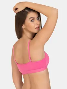 Tweens Pack Of 2 Non Padded Seamless All Day Comfort Racer-Back Sports Beginners Bra