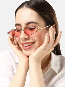 HAUTE SAUCE by  Campus Sutra Women Cateye Sunglasses with Polarised Lens SS23_HSSG1307