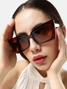 HAUTE SAUCE by  Campus Sutra Women Butterfly Sunglasses with Polarised Lens SS23_HSSG2251