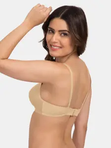 TweensPack of 2 Heavily Padded 3/4th Coverage Semi Push-Up Seamless T-Shirt Bra