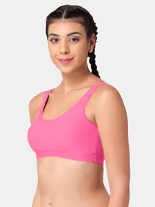 Tweens Pack Of 2 Non Padded Medium Support All Day Comfort Slip-On Seamless Bra