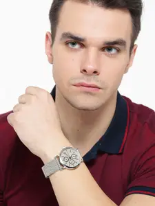 GIORDANO Men Grey Analogue Watch 1849-22