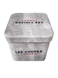 Lee Cooper Men Brass Leather Wrap Around Straps Analogue Multi Function Watch LC07530.351