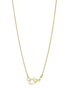Estele Gold-Plated Stone-Studded Pendant With Chain