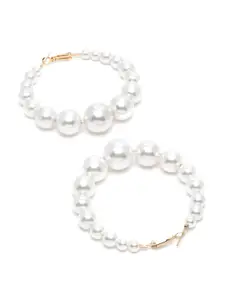 Bohey by KARATCART Contemporary Gold-Plated Drop Earrings