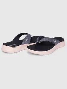 Skechers Women Go Walk Flex Sunlit Thong Flip Flops