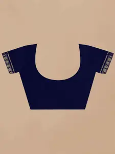 Sangria Striped Chiffon Saree