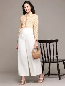 aarke Ritu Kumar Relaxed Opaque Floral Print Casual Shirt