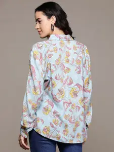 aarke Ritu Kumar Comfort Floral Printed Casual Shirt