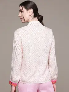 aarke Ritu Kumar Relaxed Opaque Checked Casual Shirt